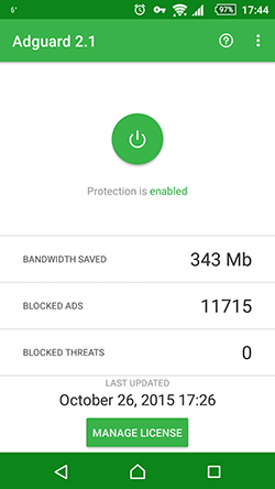 AdGuard for Android update: version 2.1.240