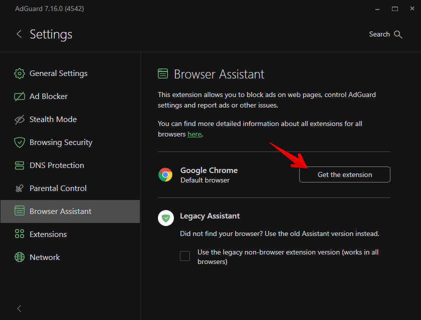 adguard browser assistant