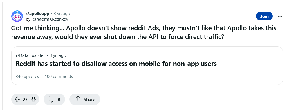Apollo saw the paid API tiers coming