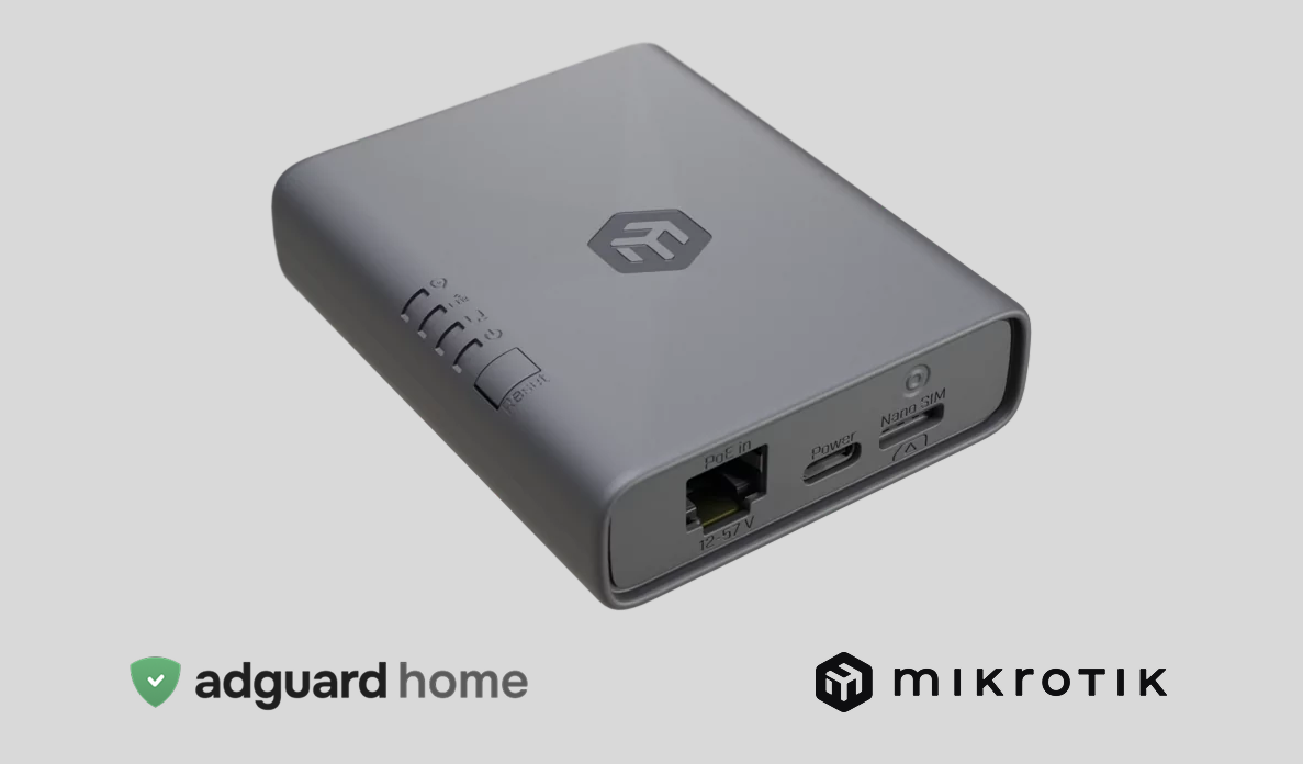 AdGuard Home figure désormais dans le catalogue «Made for Mikrotik»