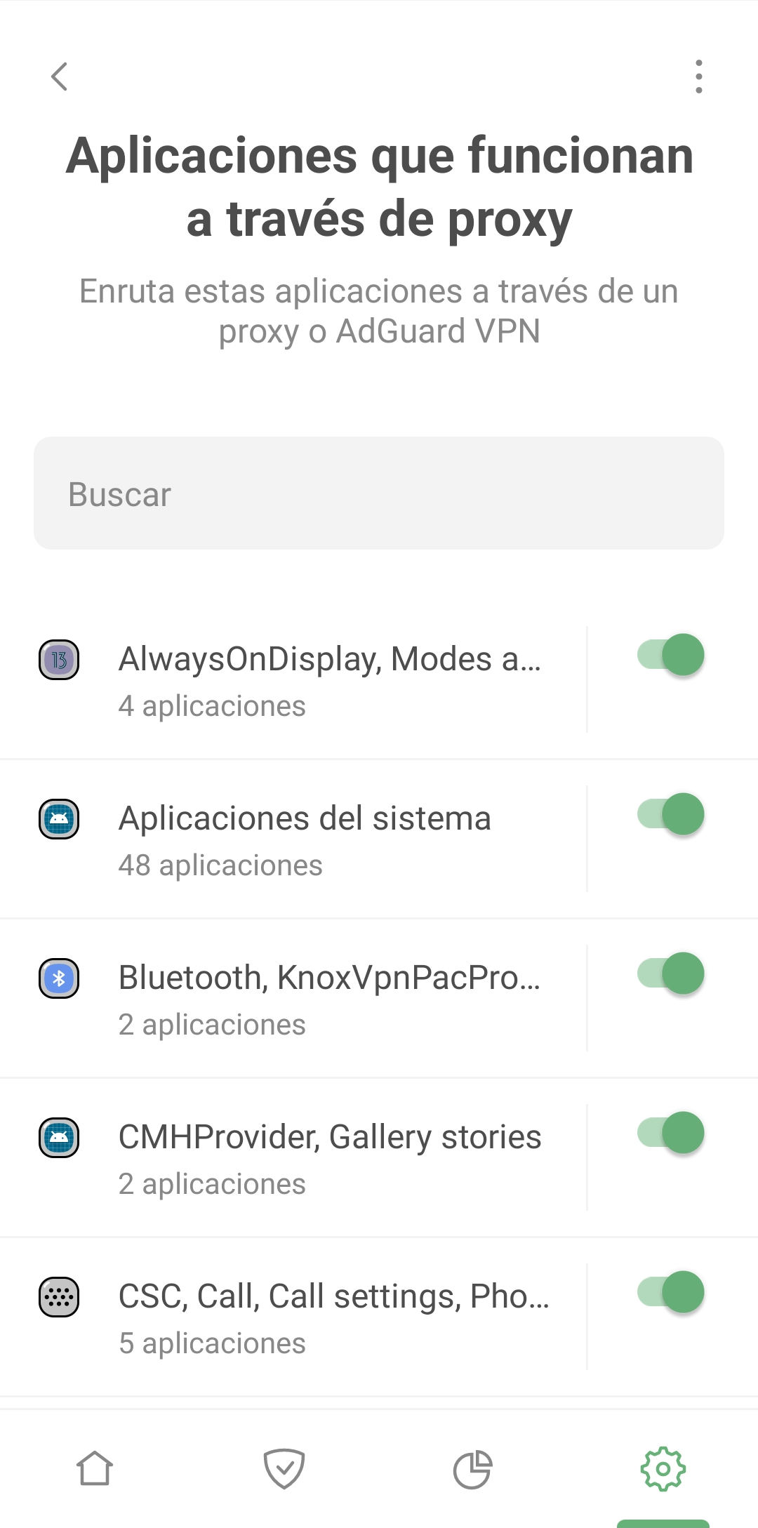 Proxy selectivo para la app *mobile_border