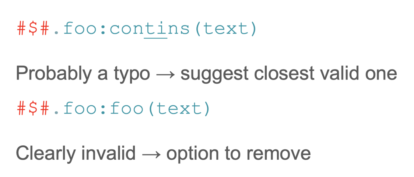 AGLint dealing with unsupported pseudo-classes