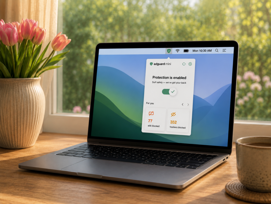 Сторис со статистикой в AdGuard Mini для Mac v2.2