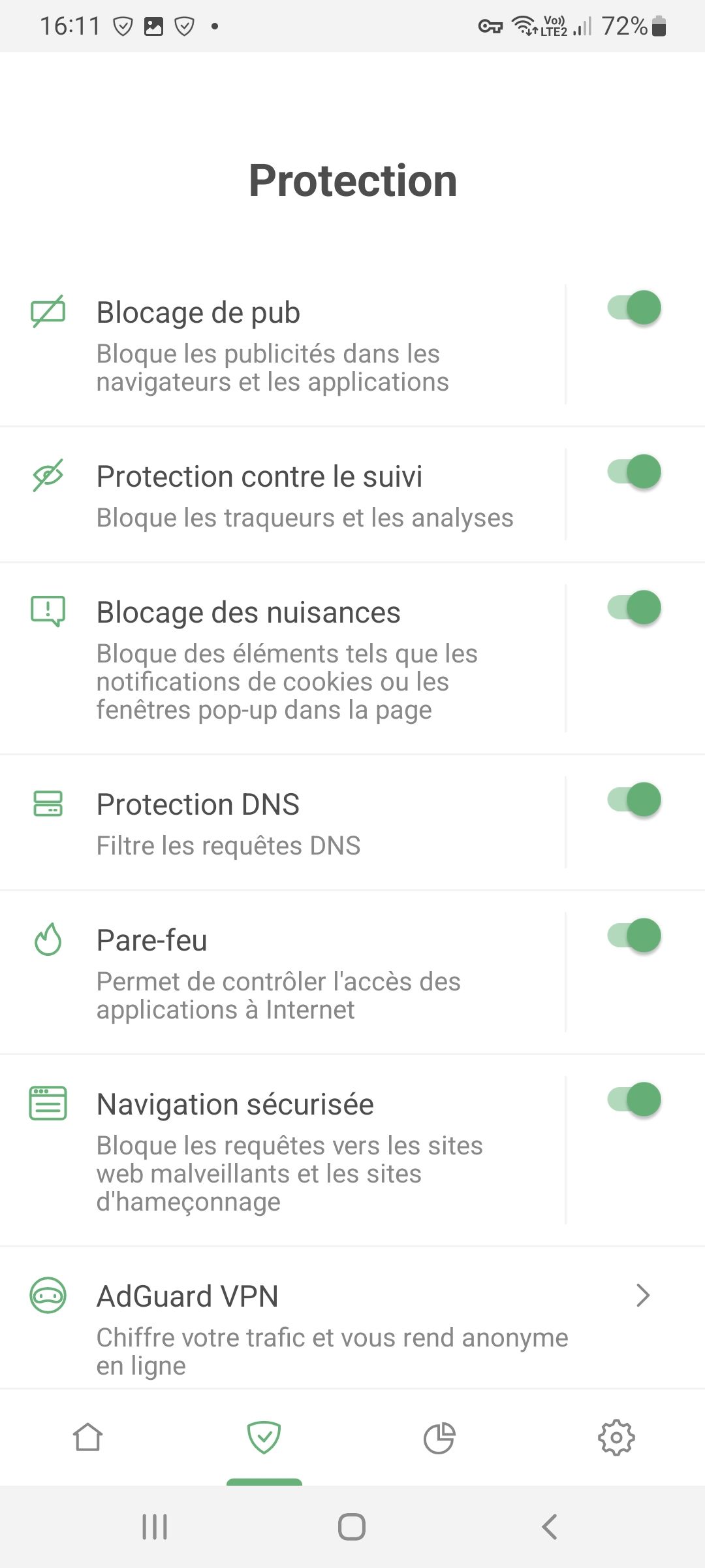 adguard android en francais