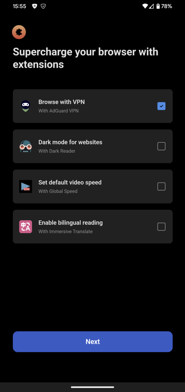 拡張機能のインストール *mobile