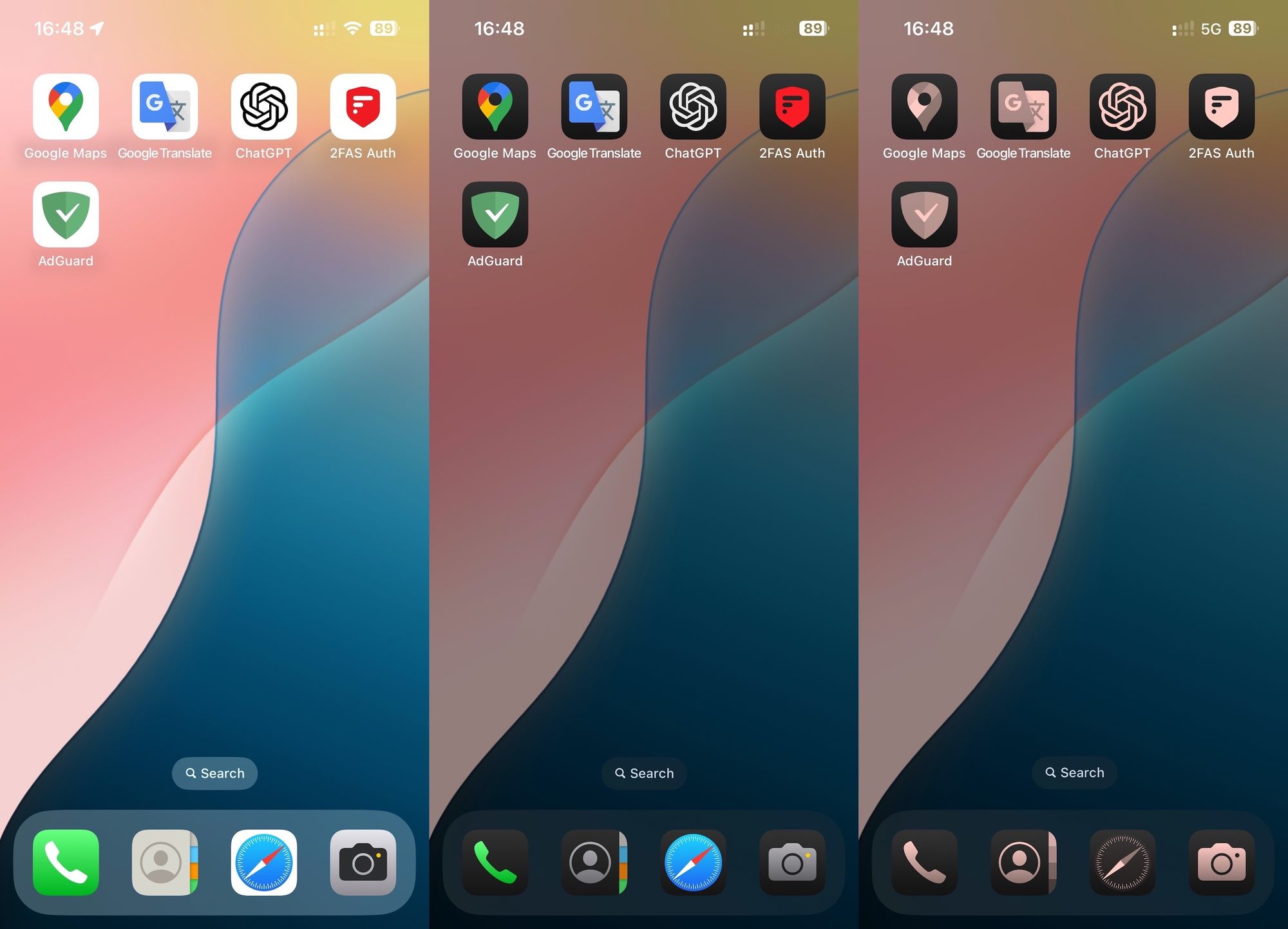 Iconos de iOS 18