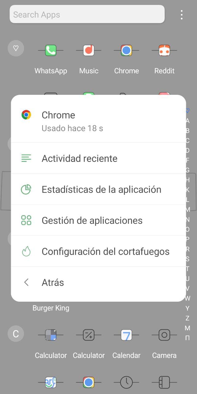 Menú del Asistente para Chrome *mobile_border