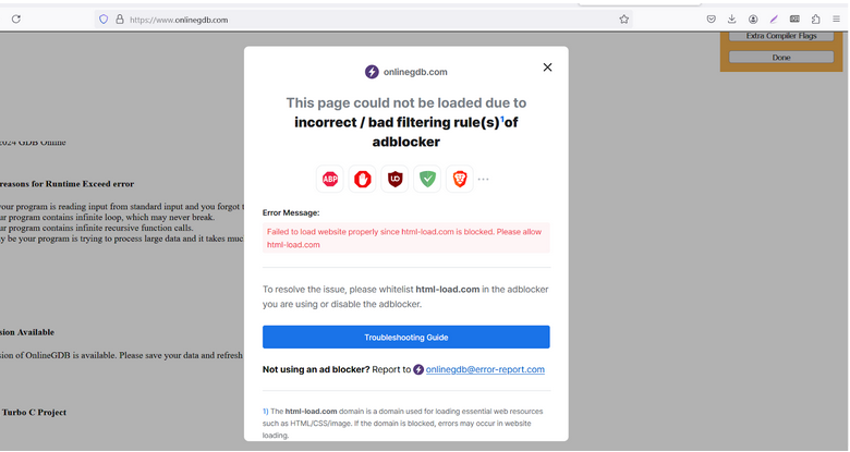 Blaming the ad blockers