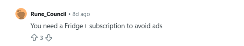 One of the Reddit comments on the matter