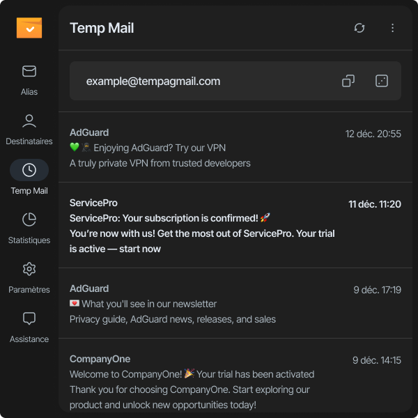 Temp Mail*mobile