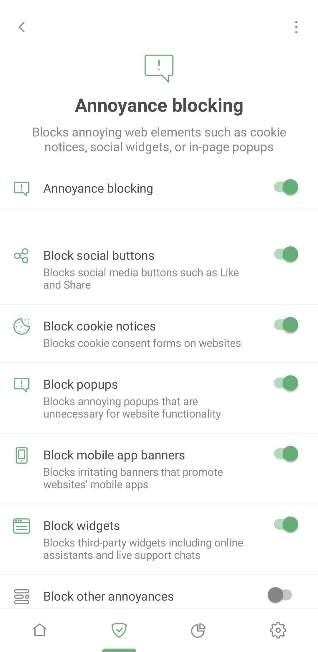 Annoyance blocking *mobile_border