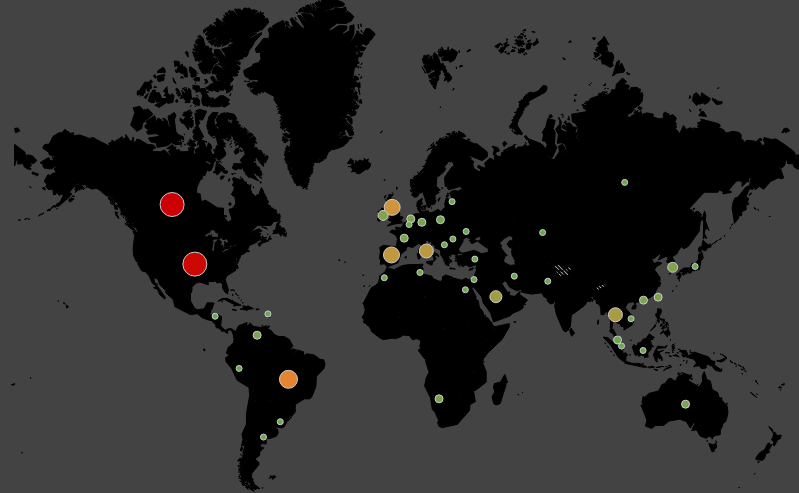 Malwarebytes map