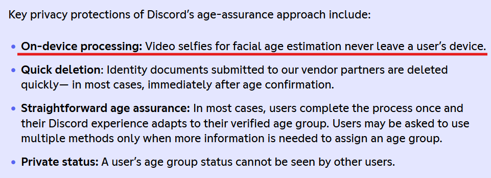 A quote from Discord&rsquo;s statement