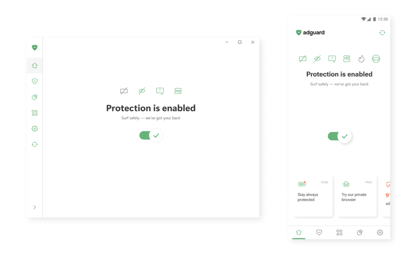 One button to enable protection