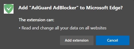 add site exception in adguard 6.1 browser security