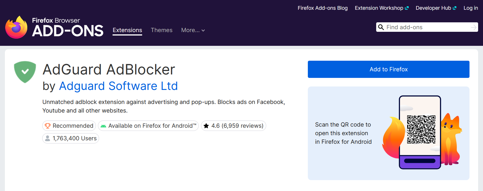 AdGuard in Firefox *border