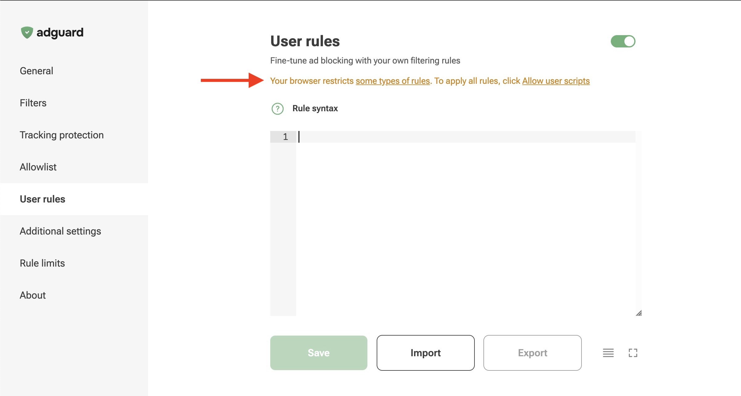 Notification *border
