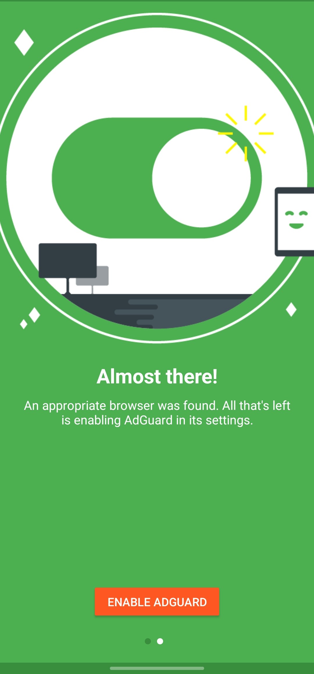 Onboarding: el usuario tiene un navegador compatible *mobile_border