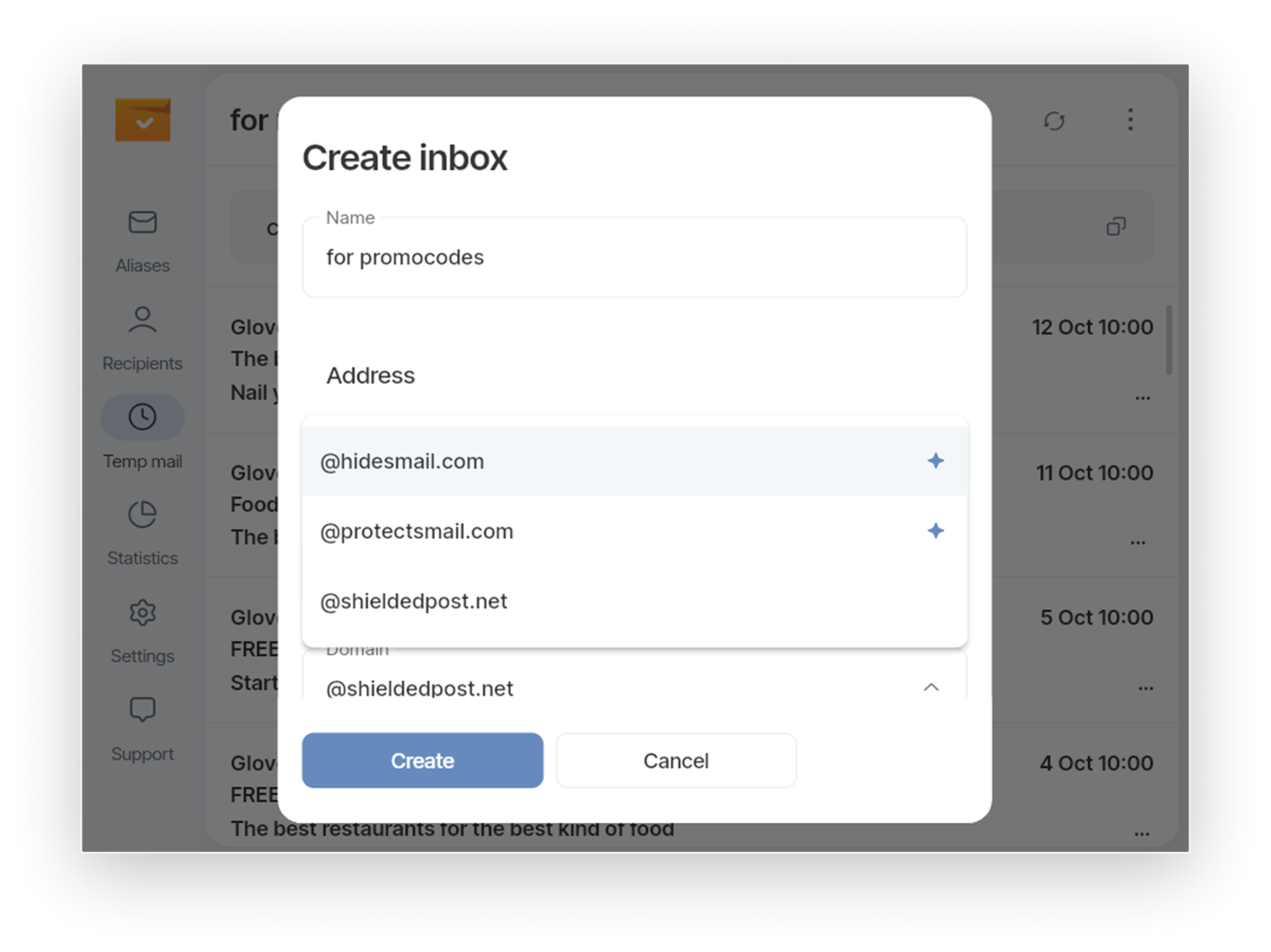 Add new inbox *border