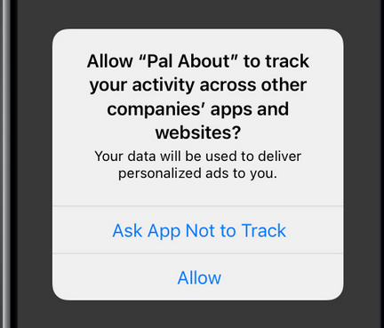 Drittanbieter-Apps müssen die Nutzer:innen um Erlaubnis bitten, sie zu verfolgen