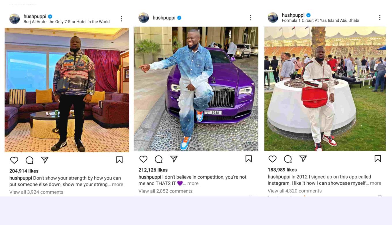 Hushpuppi affichait son style de vie excessif en ligne