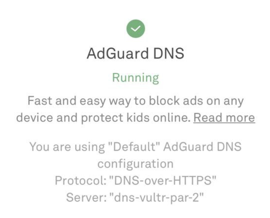 adguard encrypted dns ios