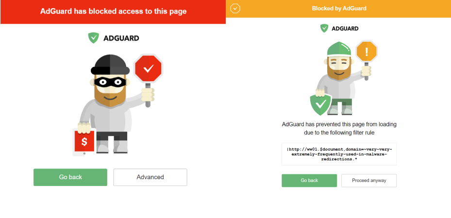 adguard is preventing browsing