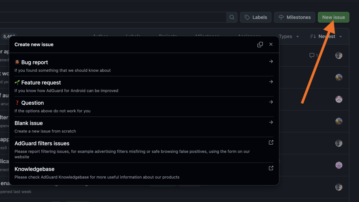 Create issues *mobile_border