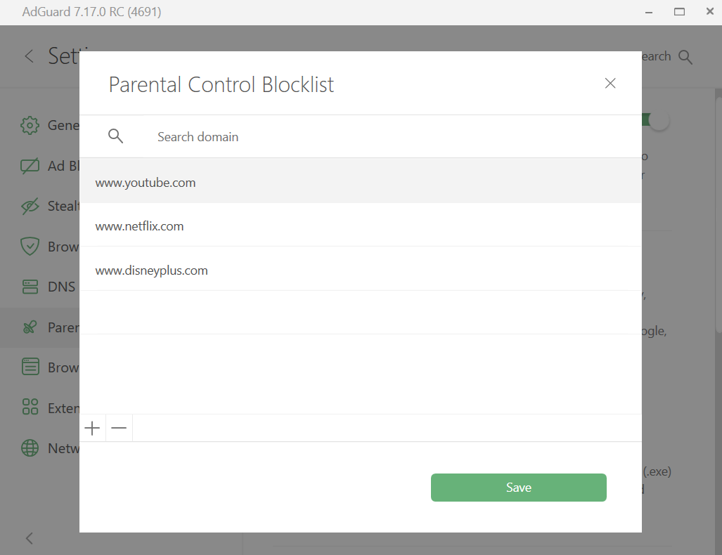 adguard parental control