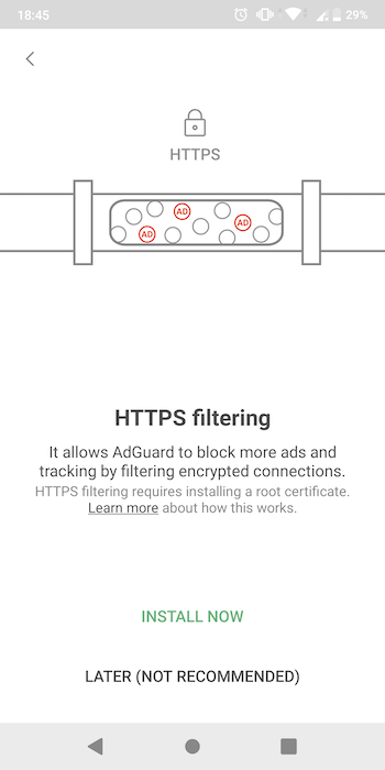 HTTPS filtering *mobile_border