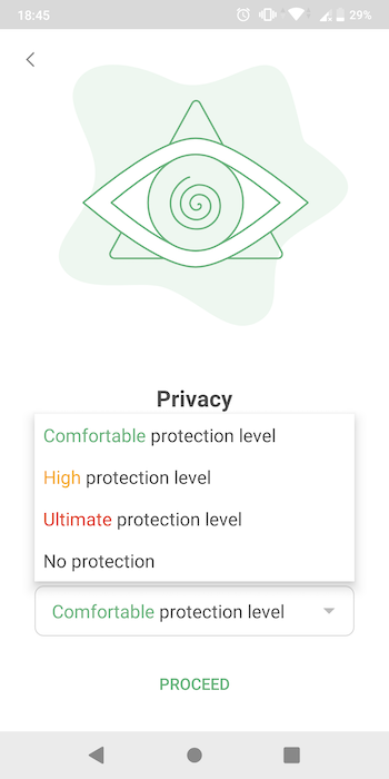 Privacy settings *mobile_border