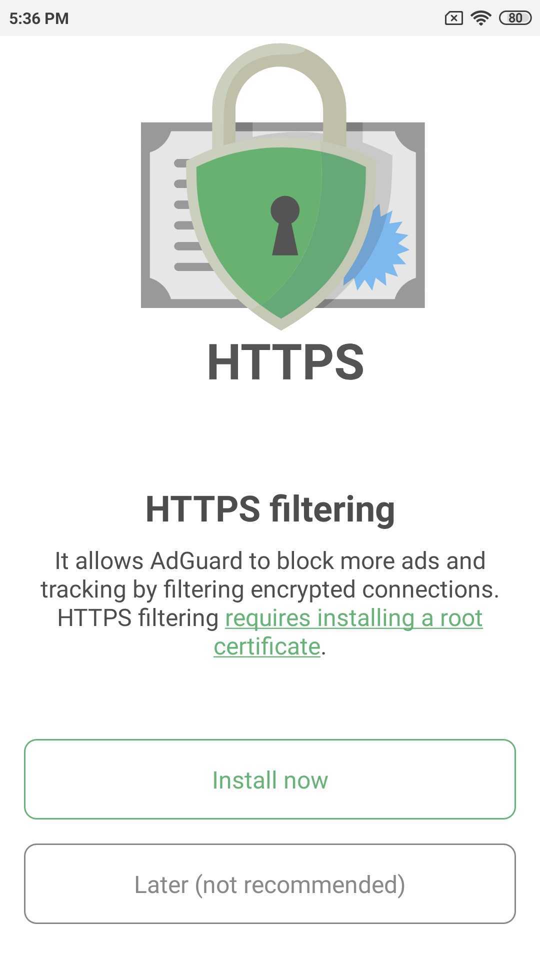 adguard certificate android