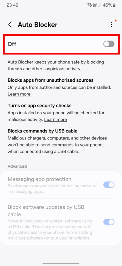 adguard how to disable blocker