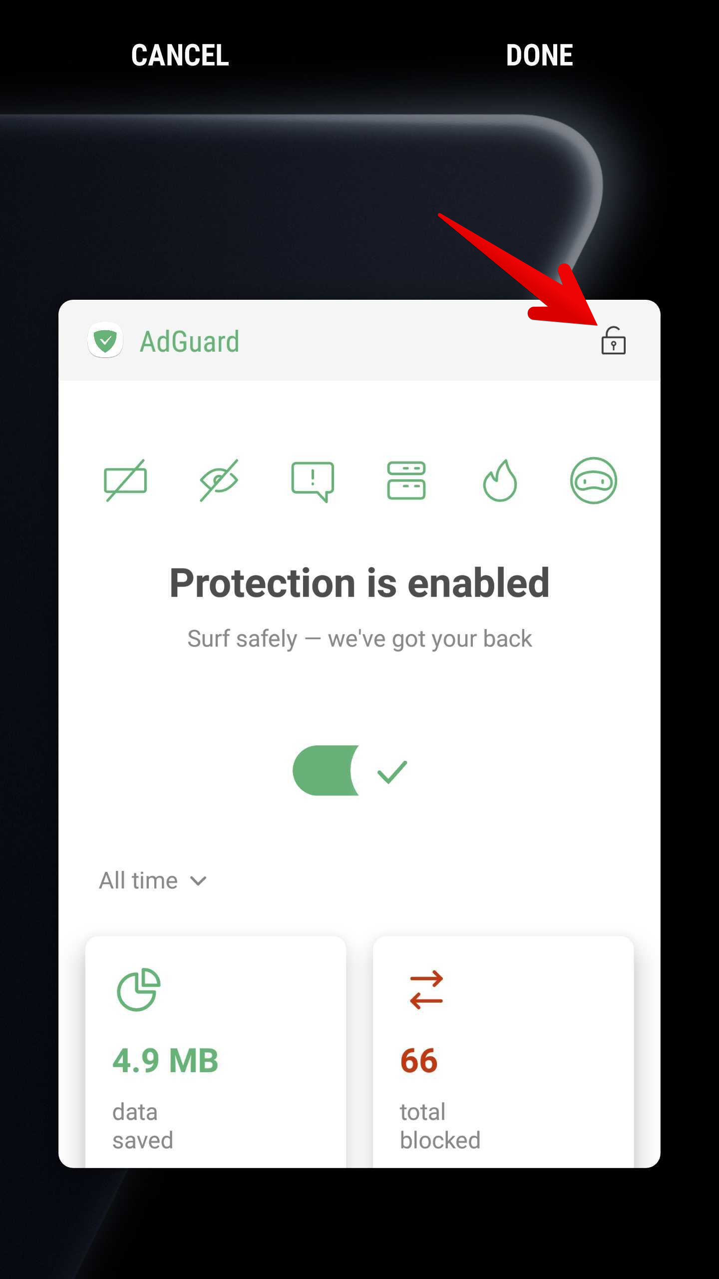 adguard content blocker samsung