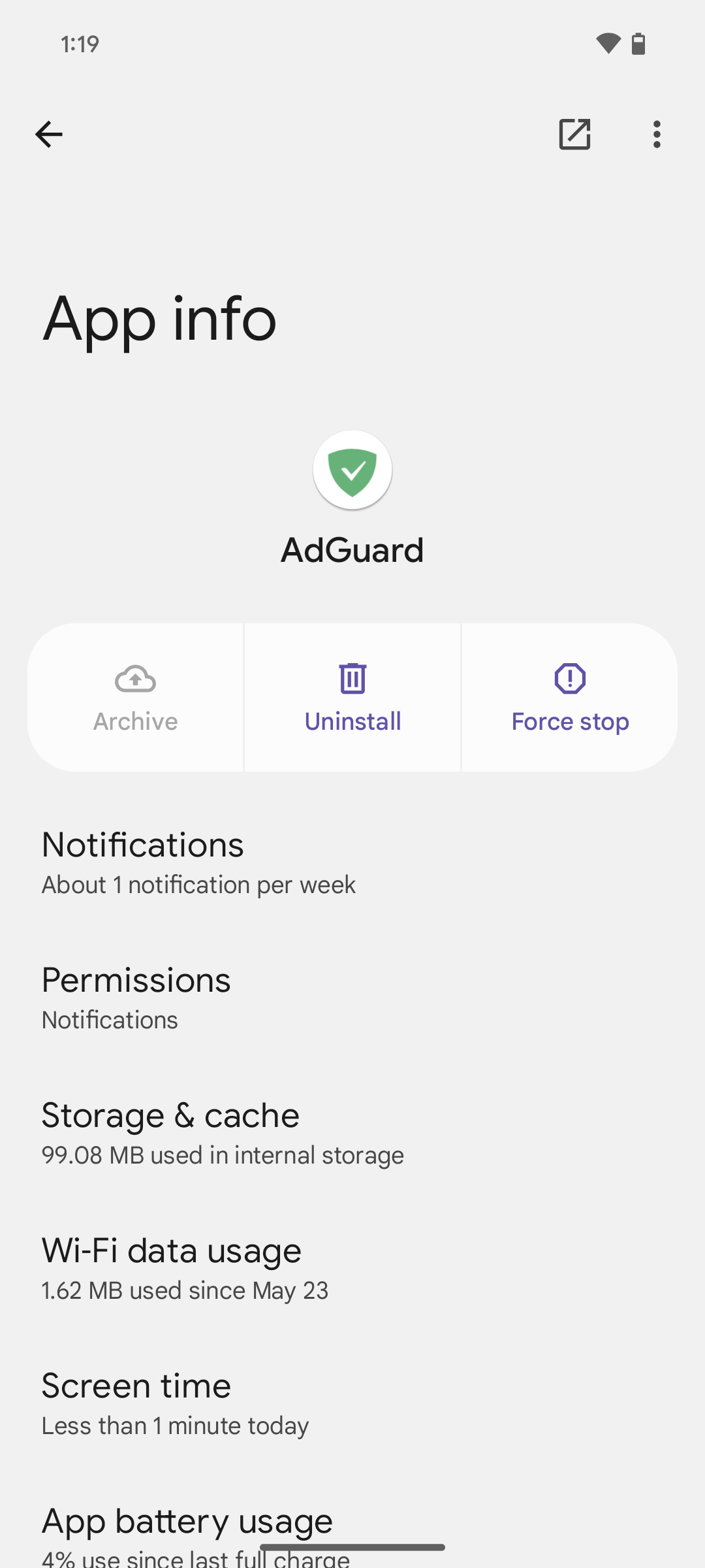 AdGuard in Apps *mobile