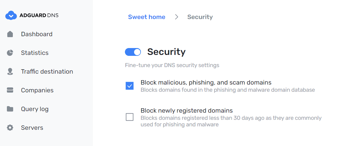 Security in DNS