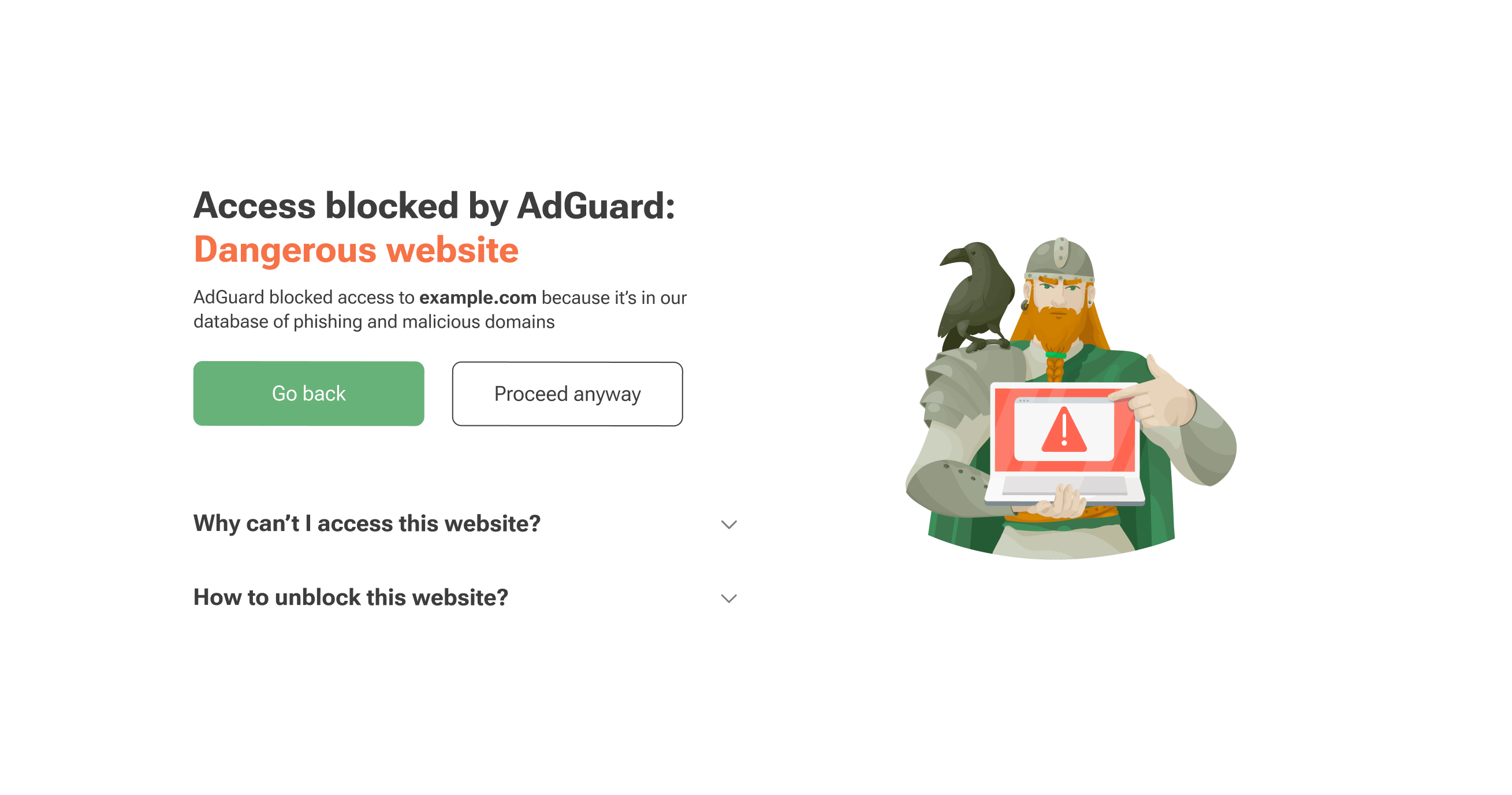 AdGuard-Warnung