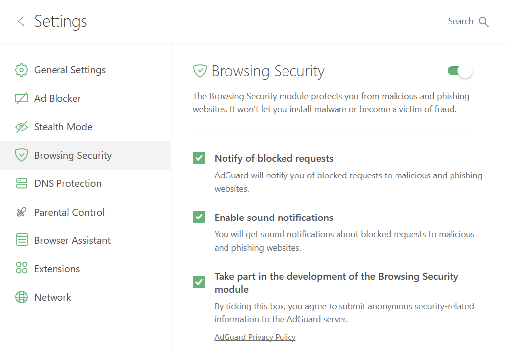 adguard is preventing browsing