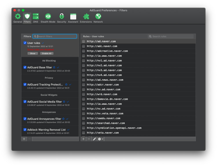 adguard filters syntax