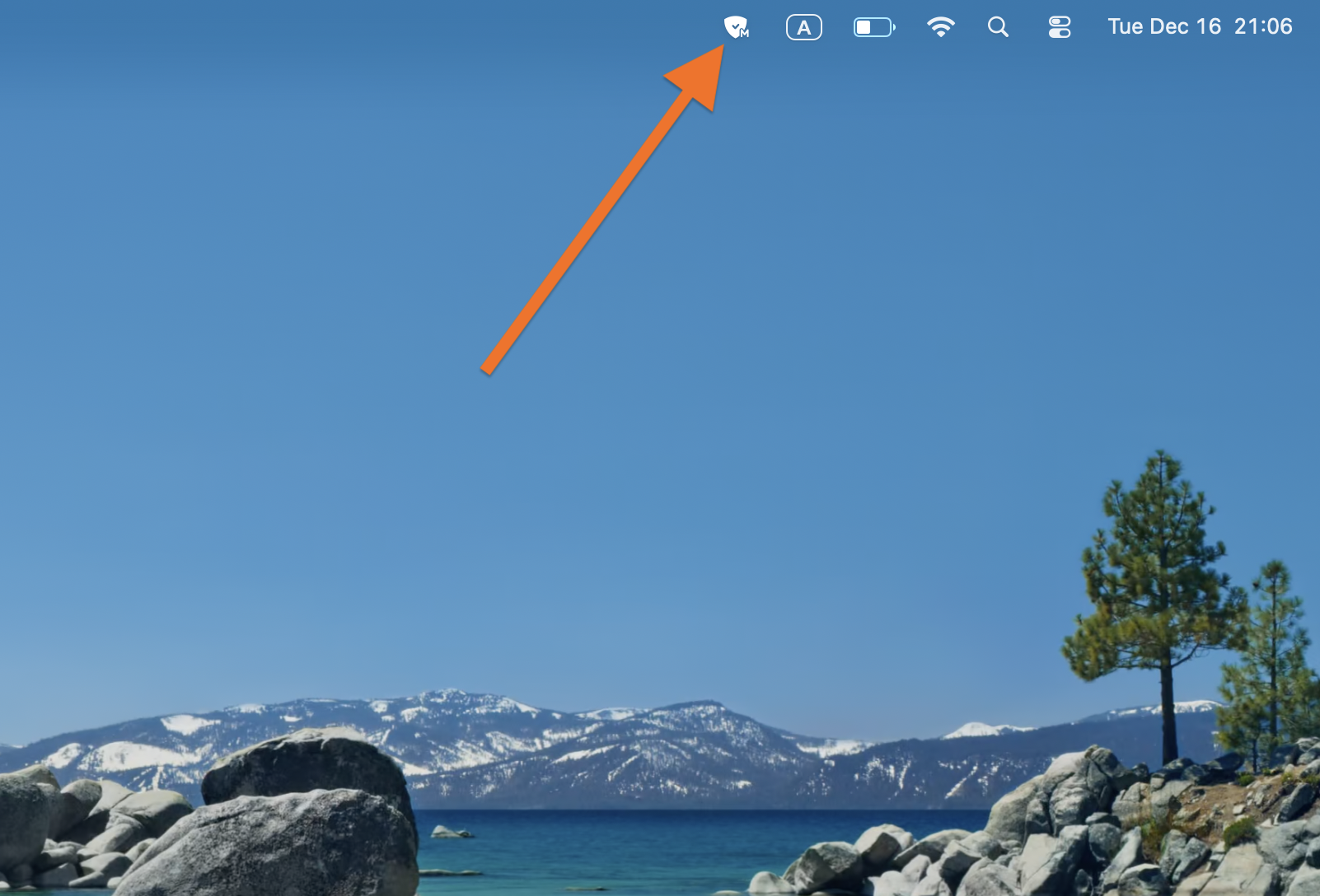 AdGuard Mini in the menu bar
