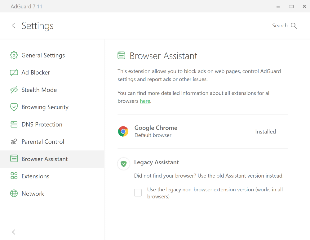 adguard browser assistant