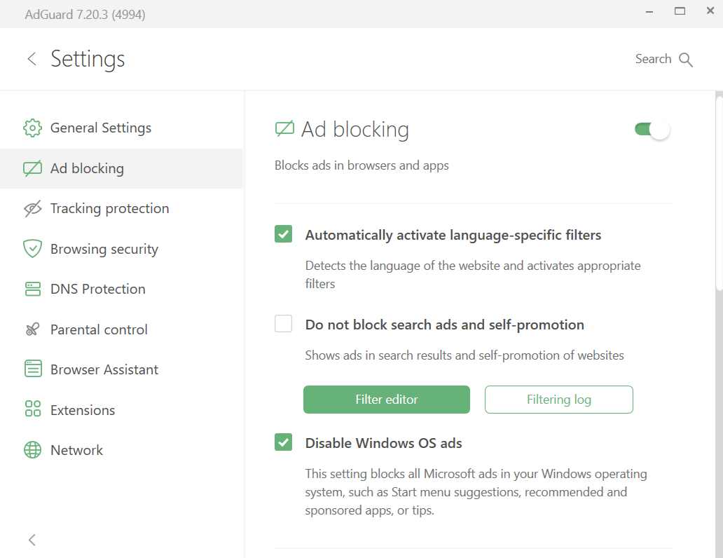 Ad blocking *border