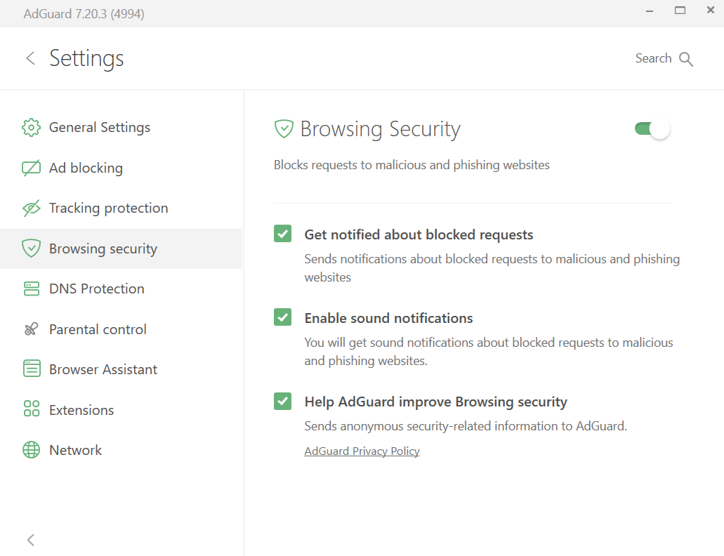 Browsing security *border