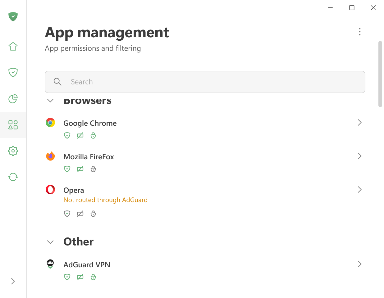 App management *border