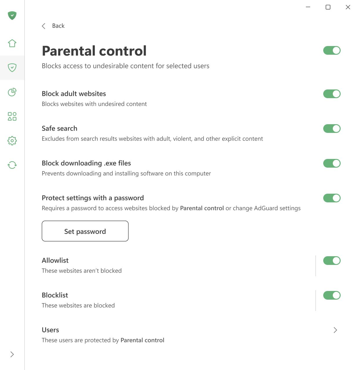 Parental control