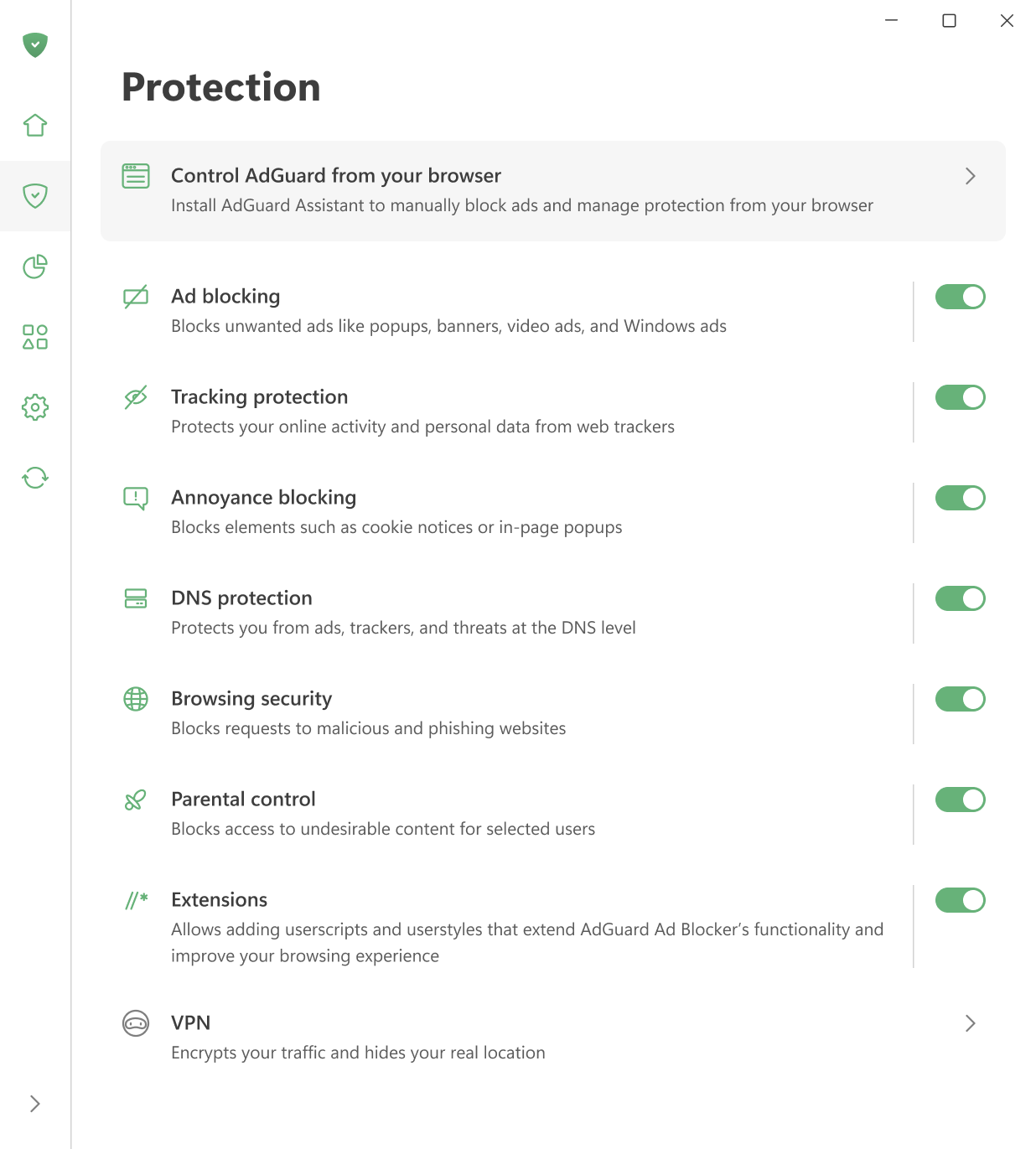 Protection tab *border