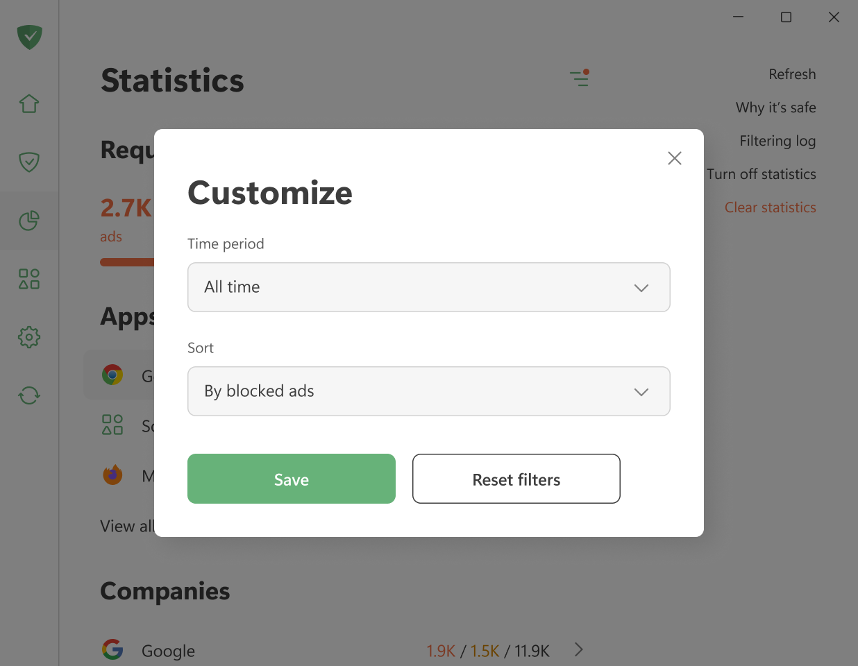 Customize stats *border