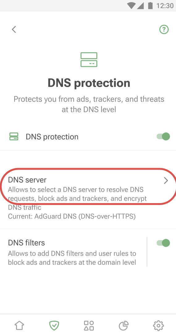 DNS server *mobile_border