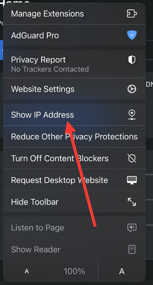 iCloud Private Relay settings *mobile