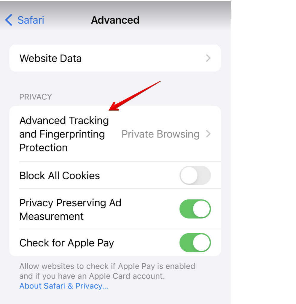 iOS Sporings- og fingeraftryksbeskyttelse *mobile